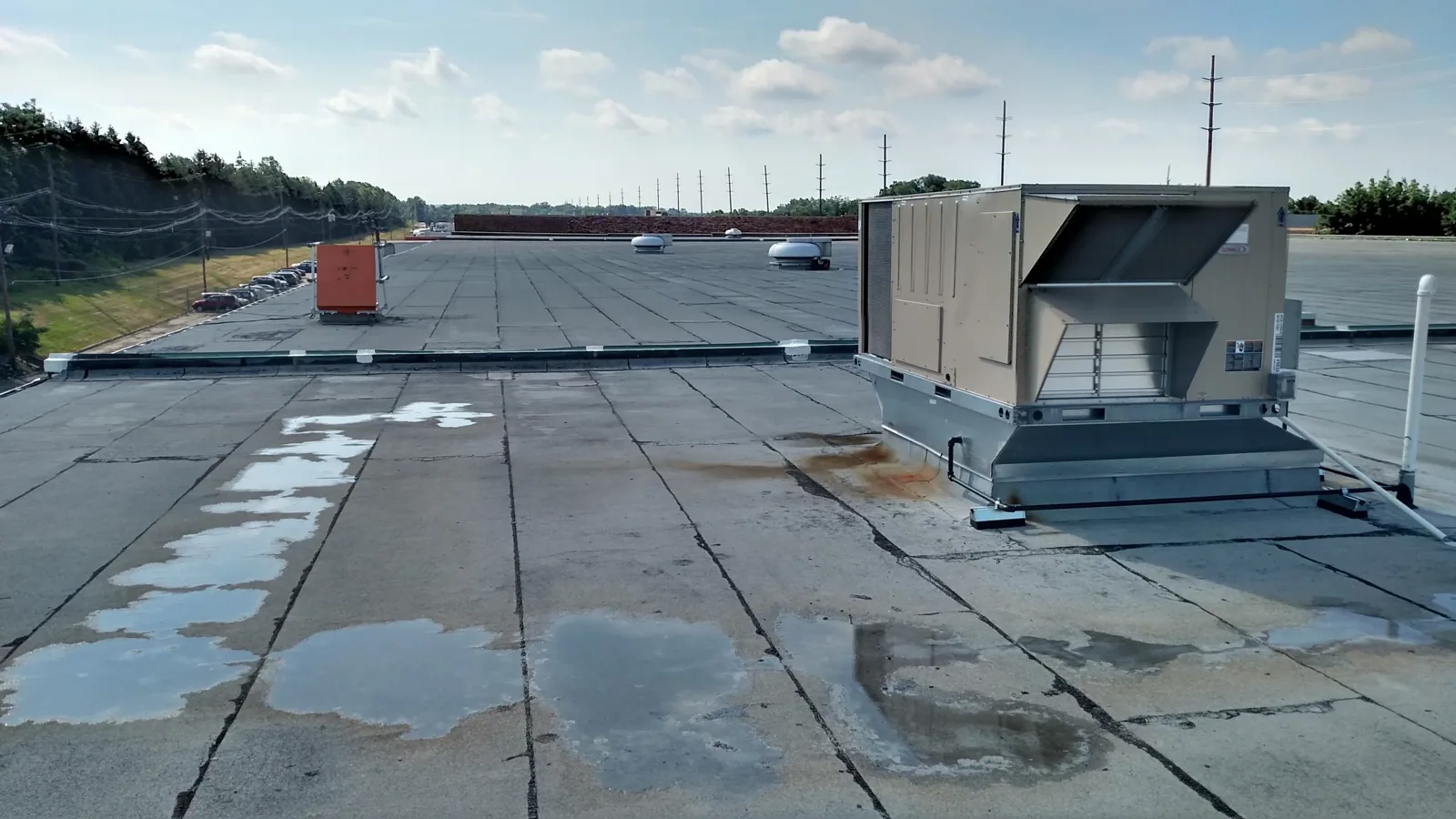 Commercial Roof Flashing Failure Repair in Menifee