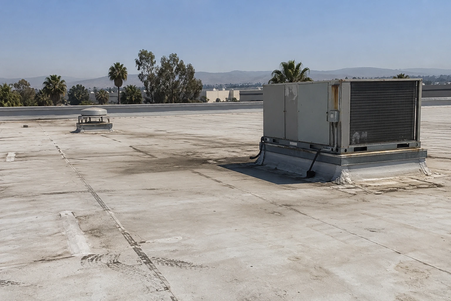 Military Hangar Maintenance Facility Roofing in Menifee Military Hangar Maintenance Facility Roofing in Menifee