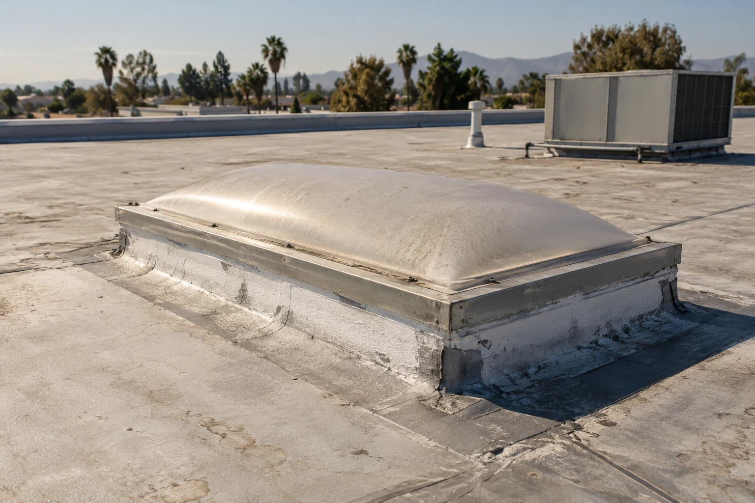 Commercial Skylight and Penetration Flashing in Menifee, CA Commercial Skylight and Penetration Flashing in Menifee, CA